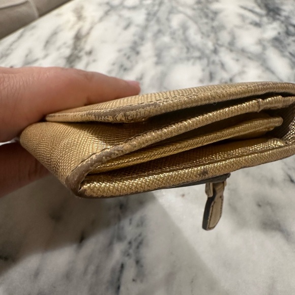 Prada Gold Long Wallet - Picture 10 of 15